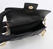 Bagsaaa Dior Jolie Mini Bag Black Cannage Lambskin - 21cm - 2