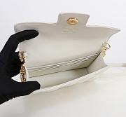 Bagsaaa Dior Jolie Mini Bag White Cannage Lambskin - 21cm - 3