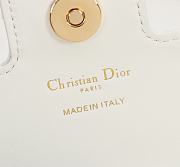 Bagsaaa Dior Jolie Mini Bag White Cannage Lambskin - 21cm - 2