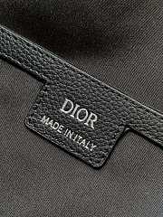 Bagsaaa Dior Saddle Belt Bag Beige and Black Dior Oblique Jacquard with Black Grained Calfskin - 39cm - 4