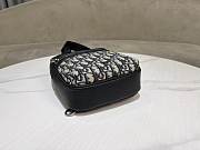 Bagsaaa Dior Rider 2.0 Sling Bag Beige and Black Dior Oblique Jacquard with Black Grained Calfskin - 26cm - 4