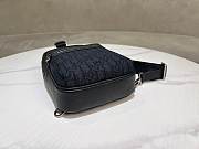 Bagsaaa Dior Rider 2.0 Sling Bag Black Dior Oblique Jacquard and Black Grained Calfskin - 26cm - 4