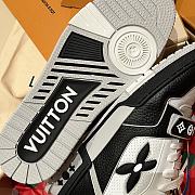 Bagsaaa LV Trainer Sneaker Black & White - 4