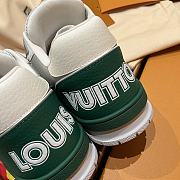 Bagsaaa LV Trainer Sneaker Green & White - 4