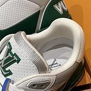 Bagsaaa LV Trainer Sneaker Green & White - 2