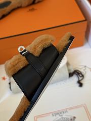 Bagsaaa Giulia sandal brown shearling - 4