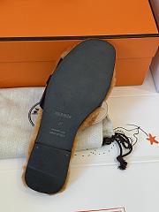 Bagsaaa Giulia sandal brown shearling - 3