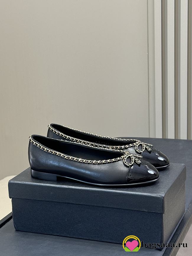Bagsaaa Chanel Ballet flats G46663 Black Lambskin  - 1