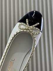 Bagsaaa Chanel Ballet flats G46663 White Lambskin - 4