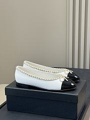 Bagsaaa Chanel Ballet flats G46663 White Lambskin - 1