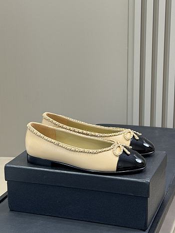 Bagsaaa Chanel Ballet flats G46663 Beige Lambskin