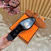 Bagsaaa Hermes Oz Mule Brown Suede - 2