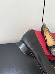 Bagsaaa Valentino Valet Du Roi Kidskin Ballerina Black & Brown - 25Mm - 4