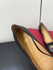 Bagsaaa Valentino Valet Du Roi Kidskin Ballerina Black & Brown - 25Mm - 3