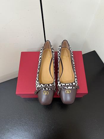 Bagsaaa Valentino Valet Du Roi Ballerina In Pony-Effect Calfskin 25Mm