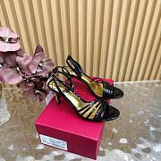 Bagsaaa Valentino Garavani ladycrush crystal-embellished leather heeled sandals - 1