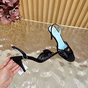 Bagsaaa Valentino Sandal In Kidskin Black - 8.5cm - 4