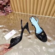 Bagsaaa Valentino Sandal In Kidskin Black - 8.5cm - 3