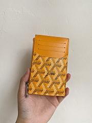 Bagsaaa Goyard Saint Sulpice card holder yellow - 4