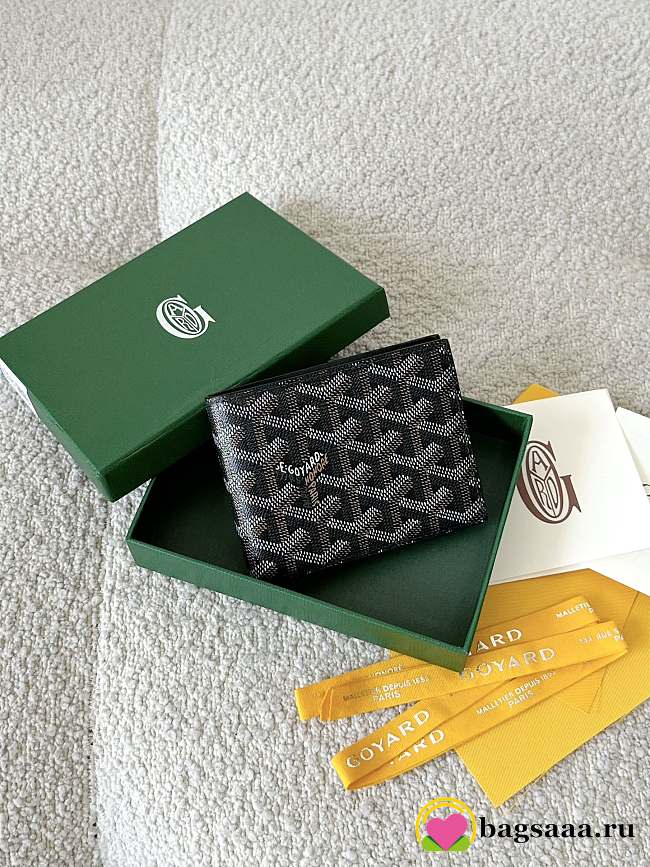 Bagsaaa Goyard Victoire Wallet black - 12cm - 1