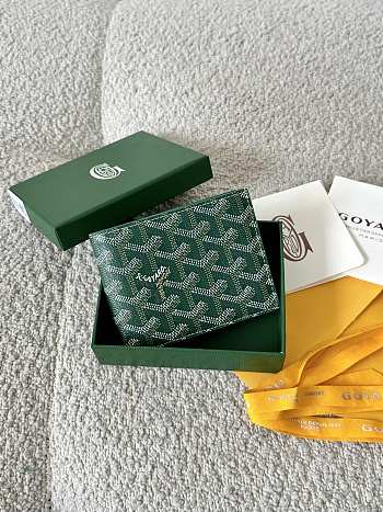 Bagsaaa Goyard Victoire Wallet green - 12cm