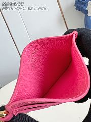 Bagsaaa M13647 LV Charms Card Holder Pink - 10.2cm - 4