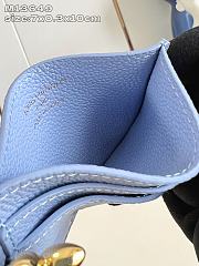 Bagsaaa M13649 LV Charms Card Holder Blue - 10.2cm - 3