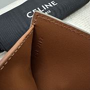 Bagsaaa Celine Small Flap Wallet Triomphe In Triomphe Canvas - 10.5cm - 2