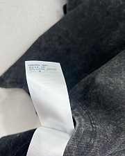 Bagsaaa LV Curve Hem T-Shirt Dark Gray Denim - 4