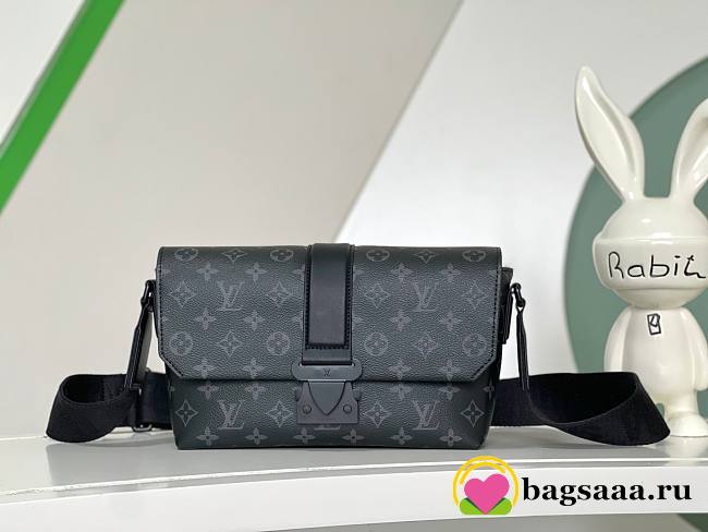 Bagsaaa LV M46794 S-Cape Messenger Monogram Eclipse - 28cm - 1