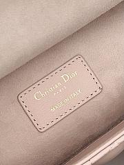Bagsaaa Dior Medium Lady D-Joy Bag Pink Cannage Lambskin - 26cm - 3