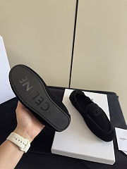 Bagsaaa Celine Adam Loafer In Suede Calfskin Black - 3