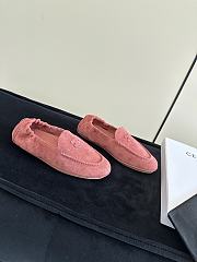 Bagsaaa Celine Adam Loafer In Suede Calfskin Pink - 4