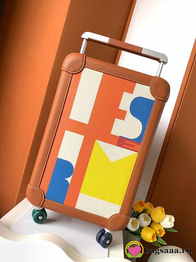Bagsaaa Hermes R.M.S Cabin Suitcase Brown - 57cm - 1