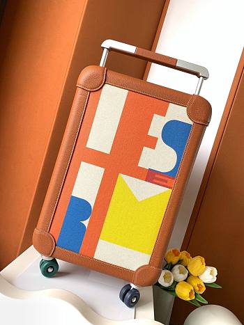 Bagsaaa Hermes R.M.S Cabin Suitcase Brown - 57cm
