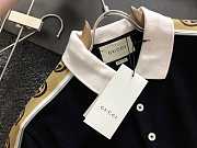 Bagsaaa Gucci Interlock Double G Stripe Polo Shirt Black - 2