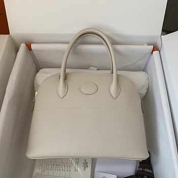 Bagsaaa Hermès Bolide 27 handbag white - 27cm