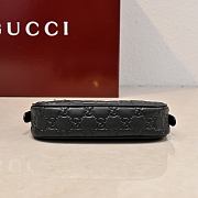 Bagsaaa Gucci GG Emblem mini shoulder bag 847091 black - 19cm - 3