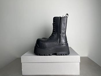 Bagsaaa Balenciaga Giant Boot in black soft bullskin