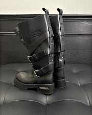 Bagsaaa Balenciaga Venom High Boot in black calfskin - 2