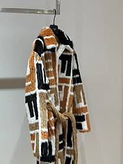 Bagsaaa Fendi multicolor mink fur coat - 2