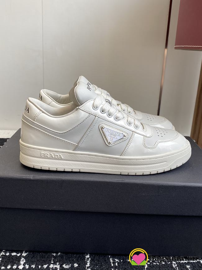 Bagsaaa Prada Downtown leather sneakers white - 1
