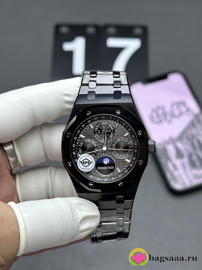Bagsaaa Audemars Piguet 2021 Royal Oak Perpetual Calendar Black - 41mm - 1