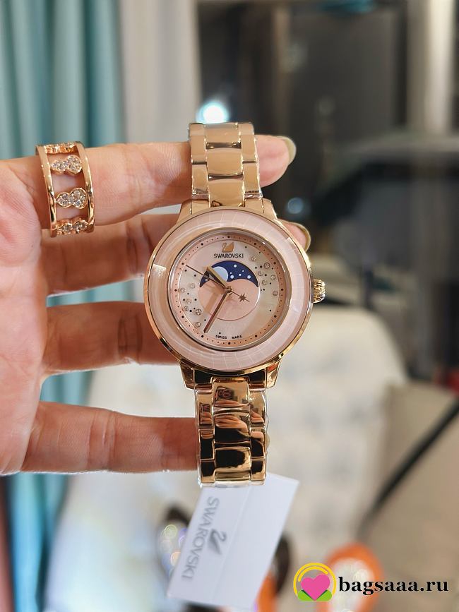Bagsaaa Swarovski Octea Lux Moon Watch - 36mm - 1