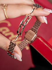 Bagsaaa Cartier Panthère Watch rose gold with diamond - 19mm*25mm - 3