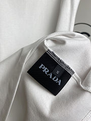 Bagsaaa Prada Women's Ribbed Knit Jersey Tank Top White - 2