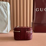 Bagsaaa Gucci GG Marmont nano vanity bag 837455 red - 15cm - 4