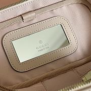Bagsaaa Gucci GG Marmont mini vanity bag 837454 light pink - 19cm - 3
