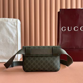 Bagsaaa Gucci GG Monogram small belt bag 792091 Forest green - 24cm