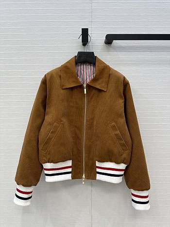 Bagsaaa Thom Browne Wale Corduroy Down Filled Cropped Flight Jacket
